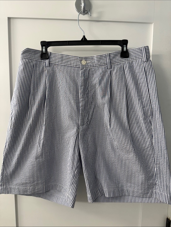 Jos. A. Bank Other - Jos. A Bank "Stay Cool" Seersucker Stripe Men’s Shorts - Blue/White